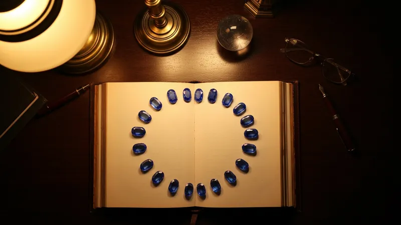 Le saphir bleu : symbole de sagesse et de sérénité