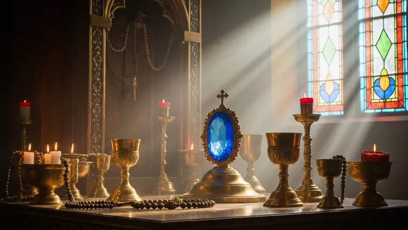 Le saphir dans la religion : symbolisme et rites