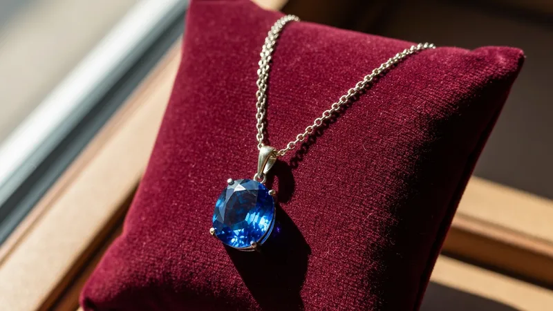 Pendentifs saphir certifiés : importance de l'authenticité